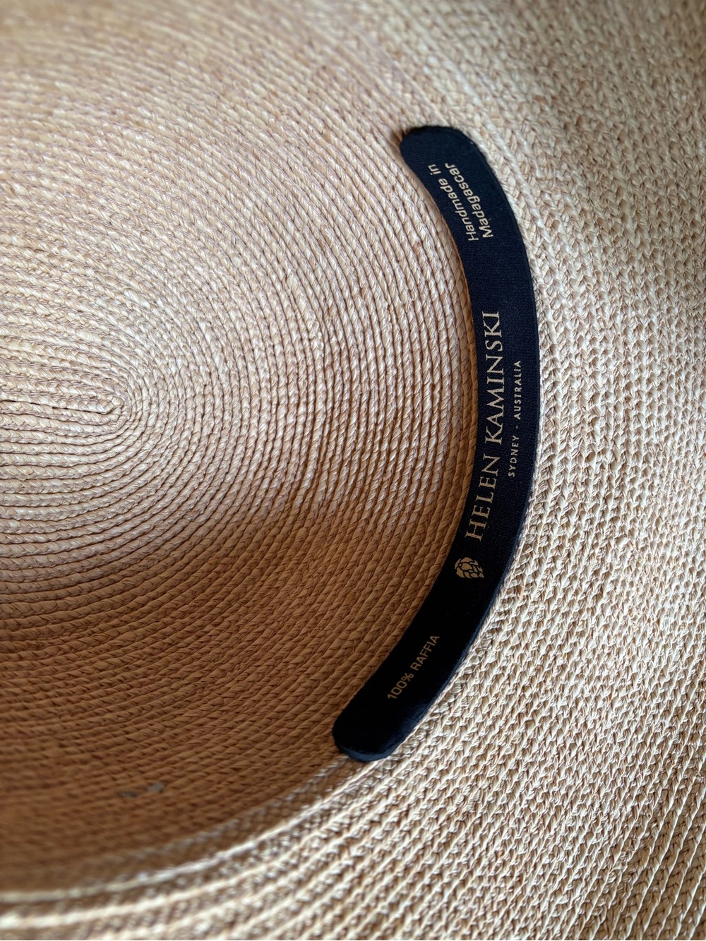 Helen Kaminski Wide Brim Straw Sun Hat - Natural Tan - Picture 5 of 8